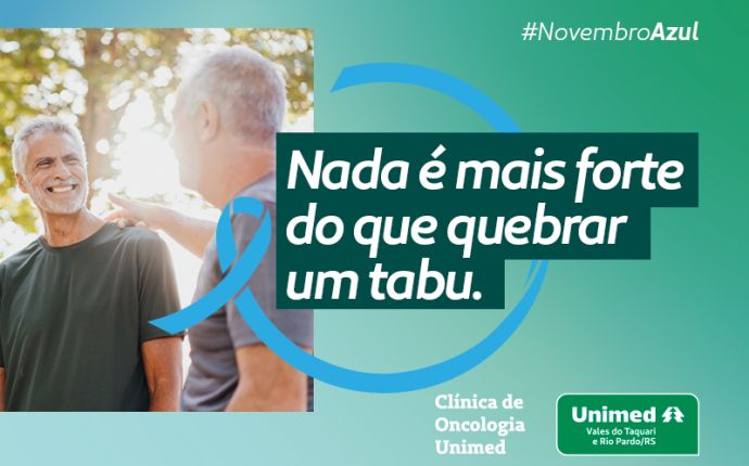 Unimed VTRP e Clínica de Oncologia Unimed lançam página especial para o Novembro Azul