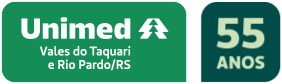 Logo UnimedVTRP 55 anos